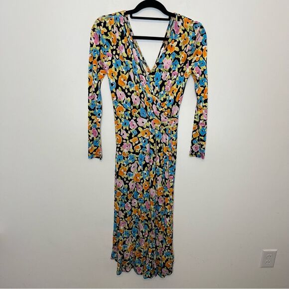 Stine Goya Lola Dress in Watercolor Floral XS - Picture 2 of 10